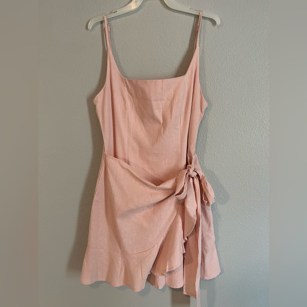 Light pink love lane mini dress princess polly